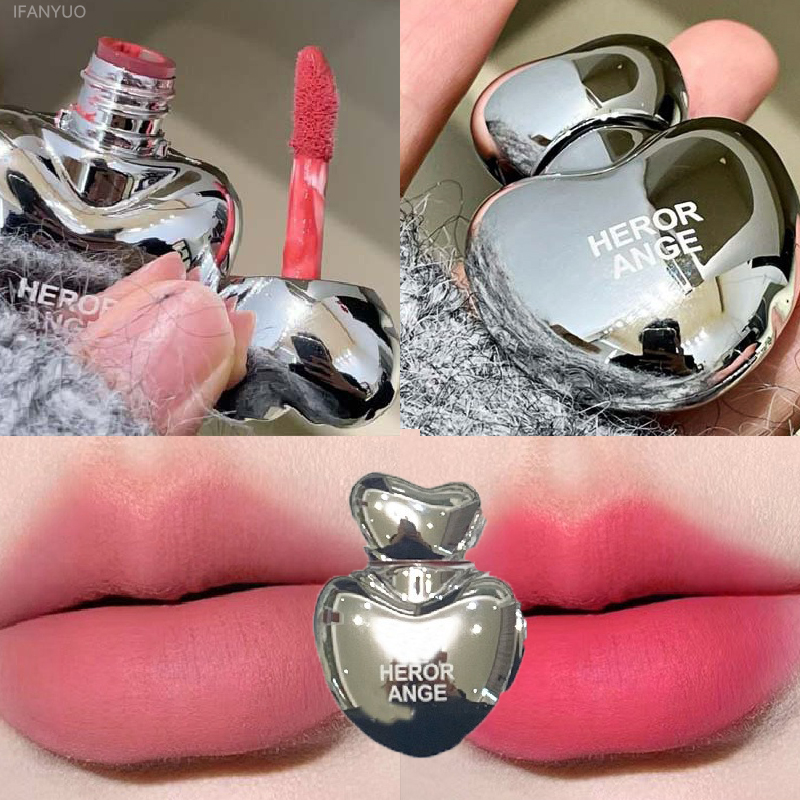 Matte Velvet Lip Tint Long Lasting - Cuore di pesca Rossetto opaco setoso