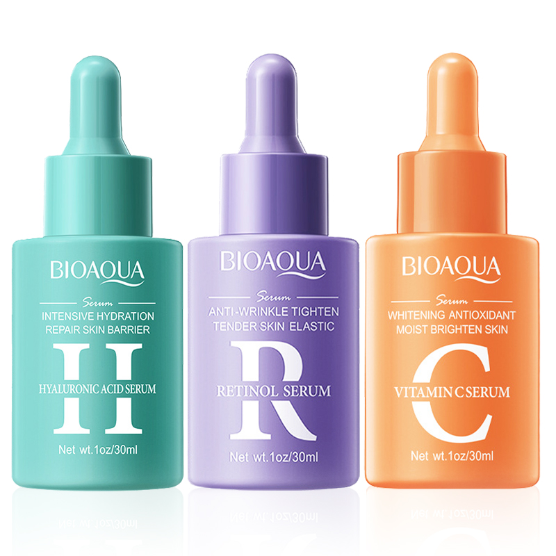 Hyaluronic Acid Facial Serum - 1/3 pz BIOAQUA Vitamina C Retinolo