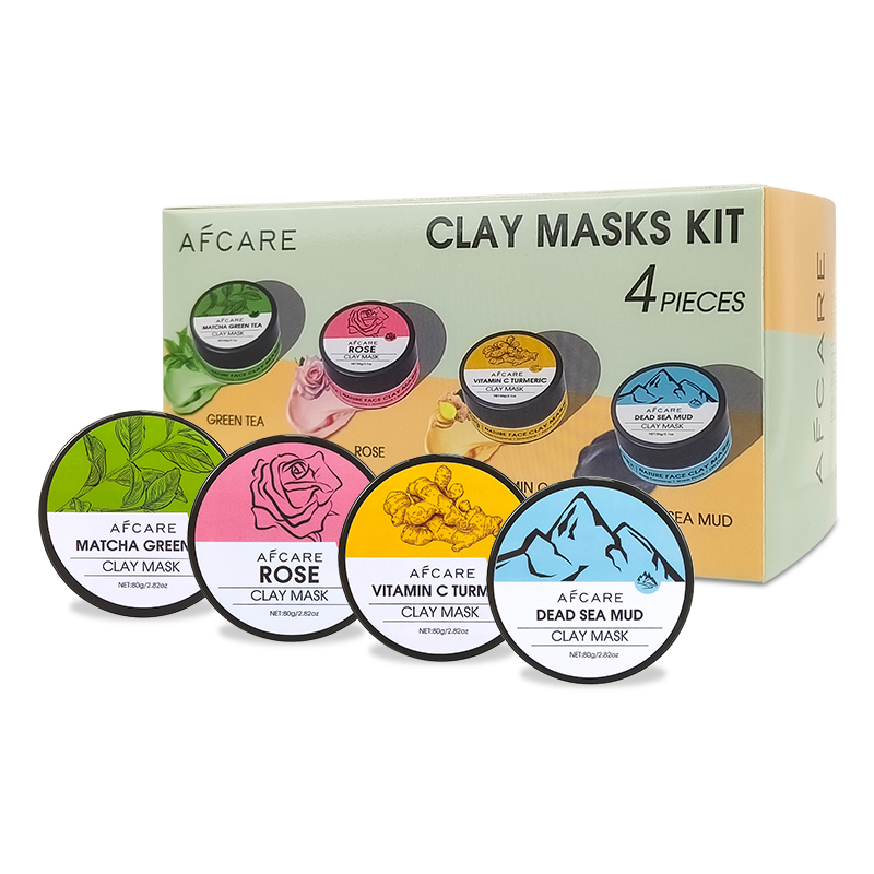 Green Tea Cleansing Clay Mask - Set di 4 Maschere Viso in