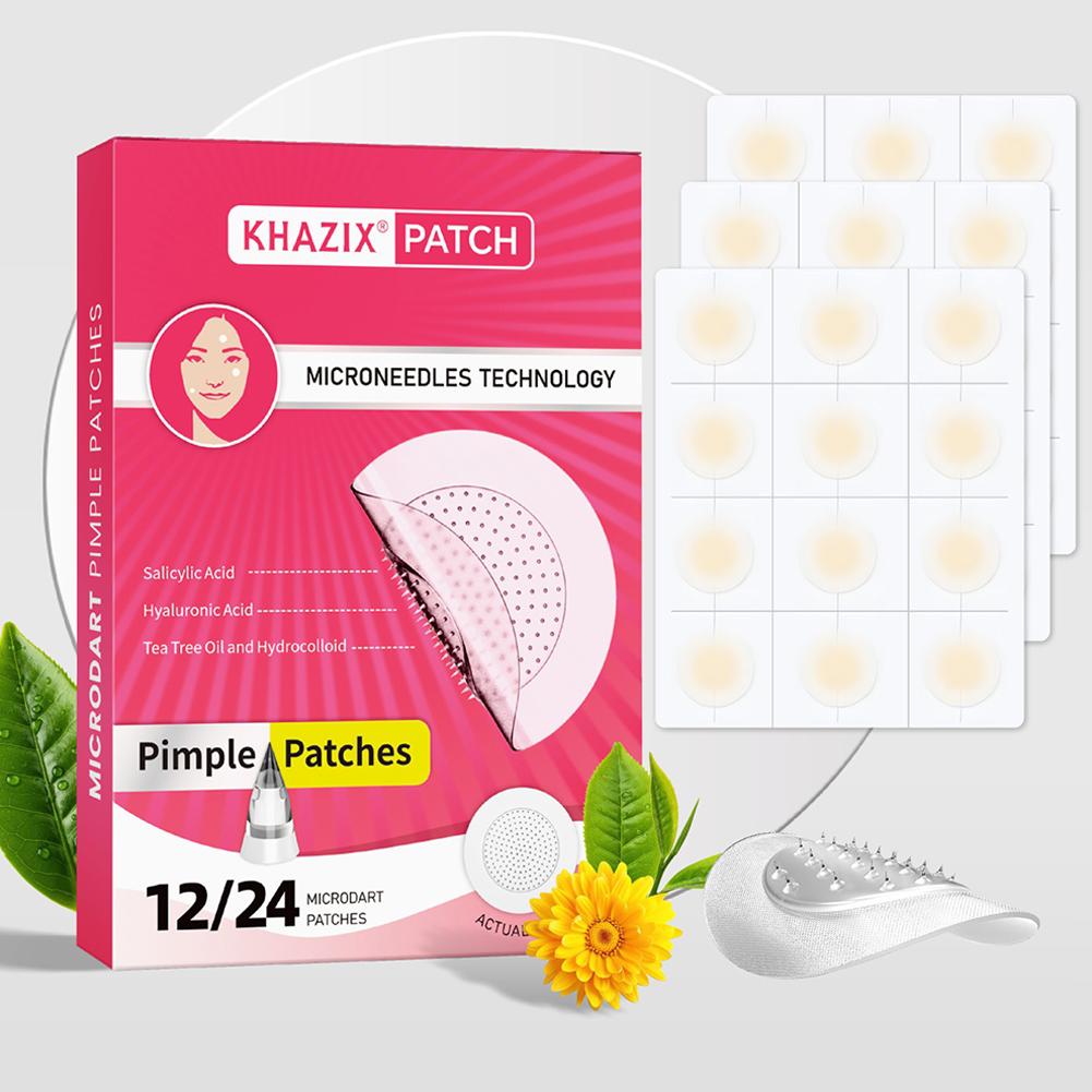 Hydrocolloid Pimple Patch - 12/24 Pezzi Cerotti Microaghi Idrocolloidali per