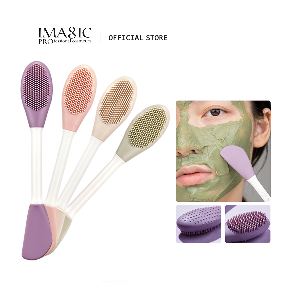 Silicone Face Scrubber Electric - IMAGIC Silicone Pulizia del viso e