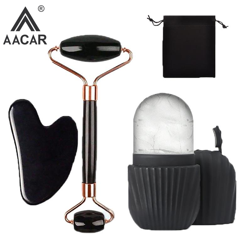 Face Ice Roller Puffiness - Set di Rulli per Viso con