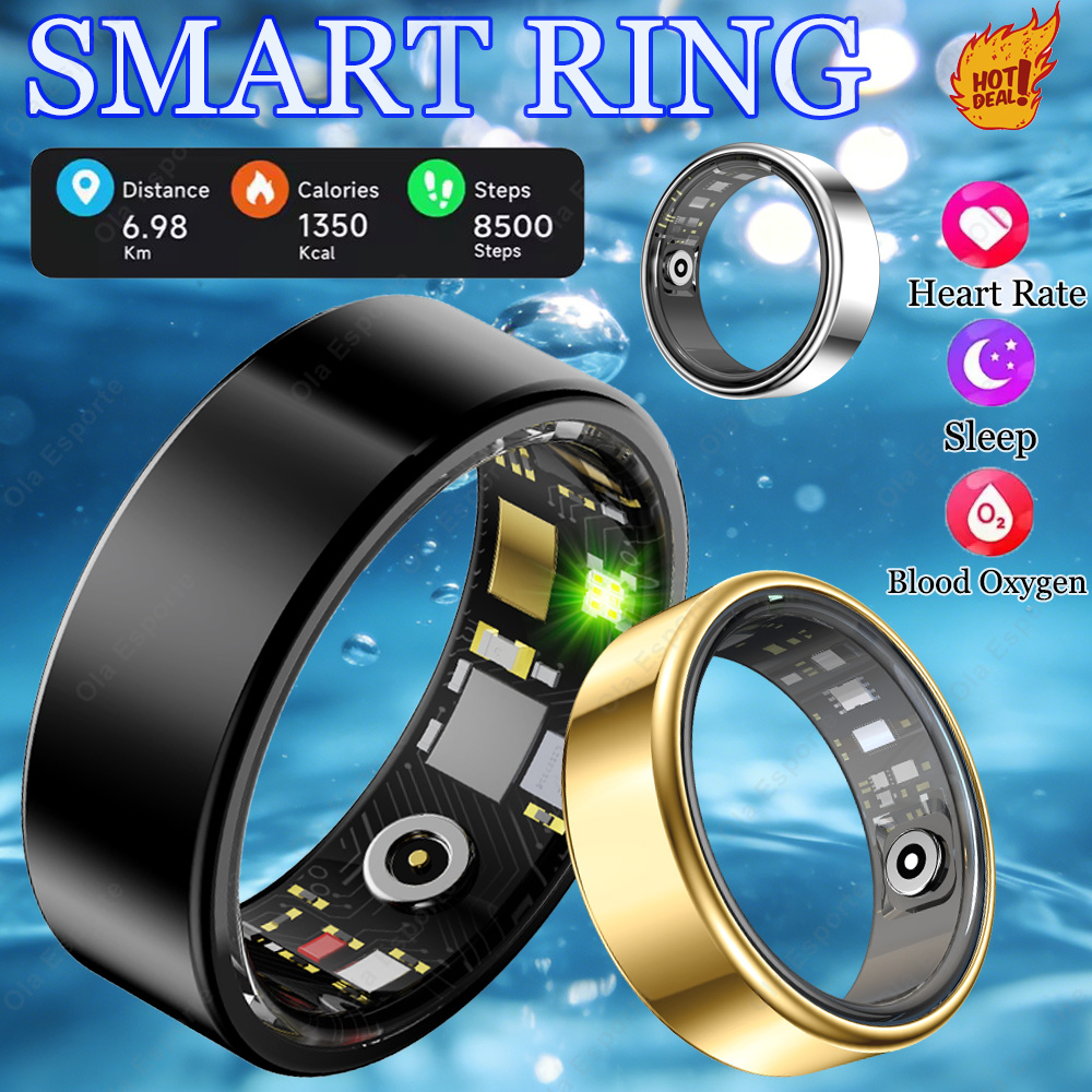 Health Monitors - Nuovo anello intelligente multifunzione, adatto a