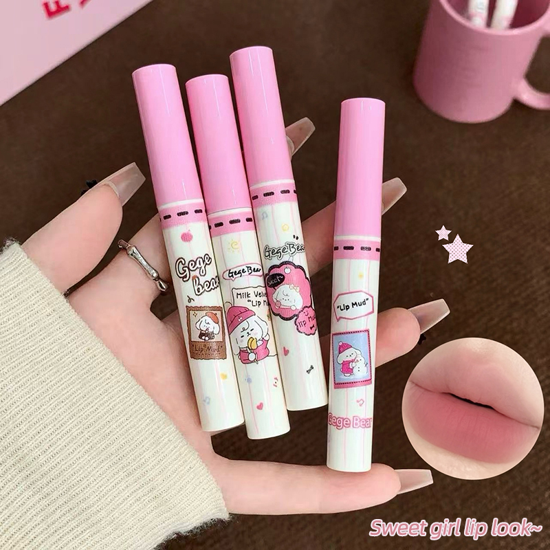Set di 6 Rossetti in Crema Geg - Matte Velvet Lip Tint Long Lasting recensione e prezzo