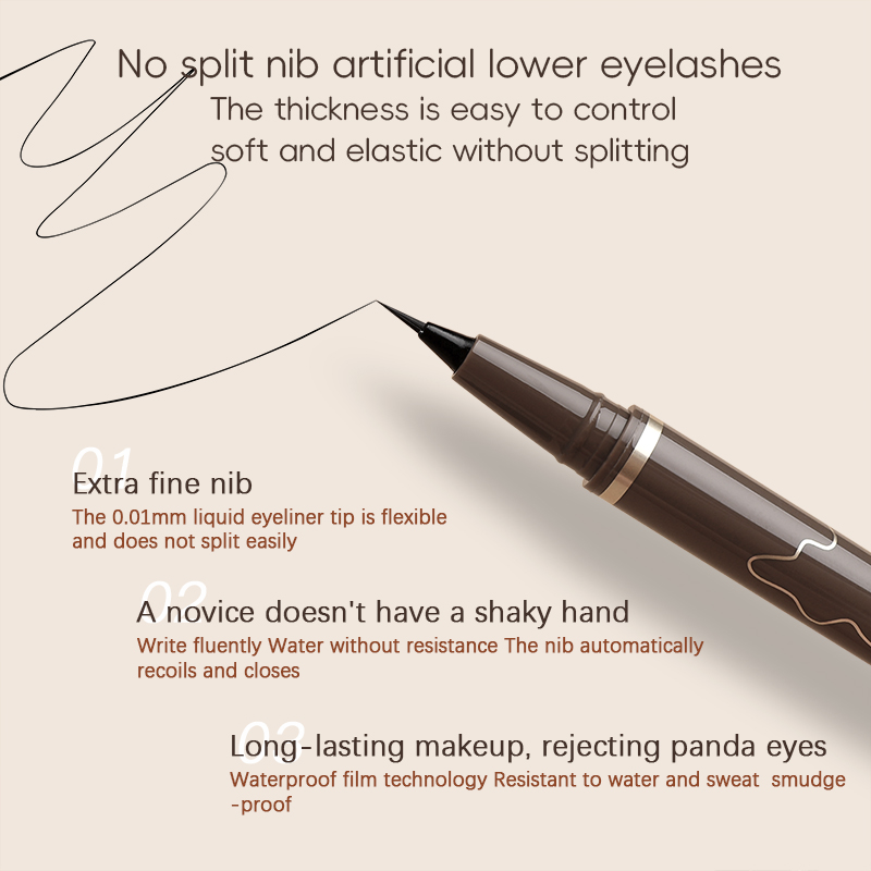 Penna per eyeliner liscia molt - Waterproof Liquid Eyeliner Pen recensione e prezzo