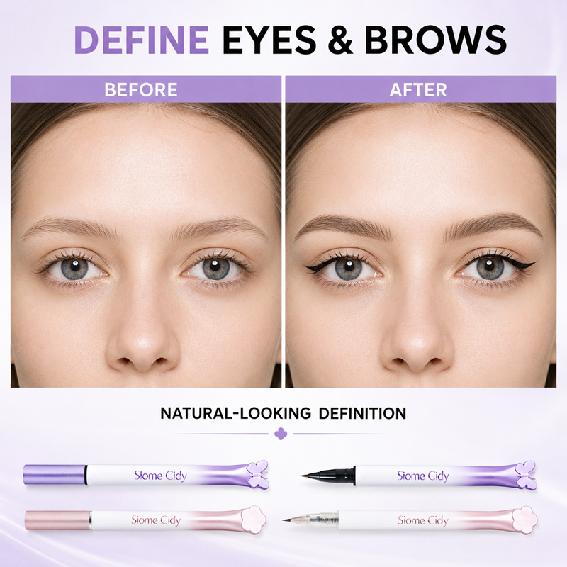 Siome Cidy Set 4 Pezzi Eyeline - Waterproof Liquid Eyeliner Pen recensione e prezzo