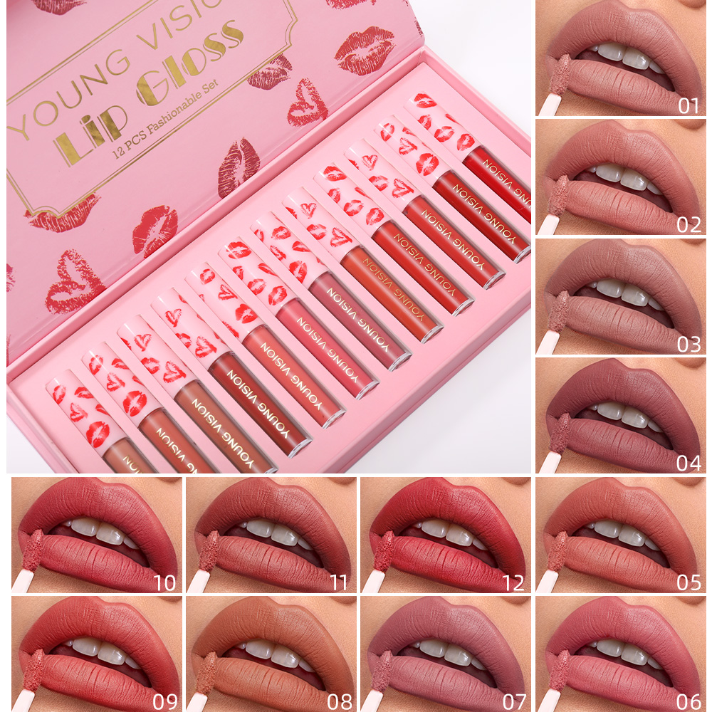 Set da 4/10 pezzi Rossetto Liq - Matte Velvet Lip Tint Long Lasting recensione e prezzo