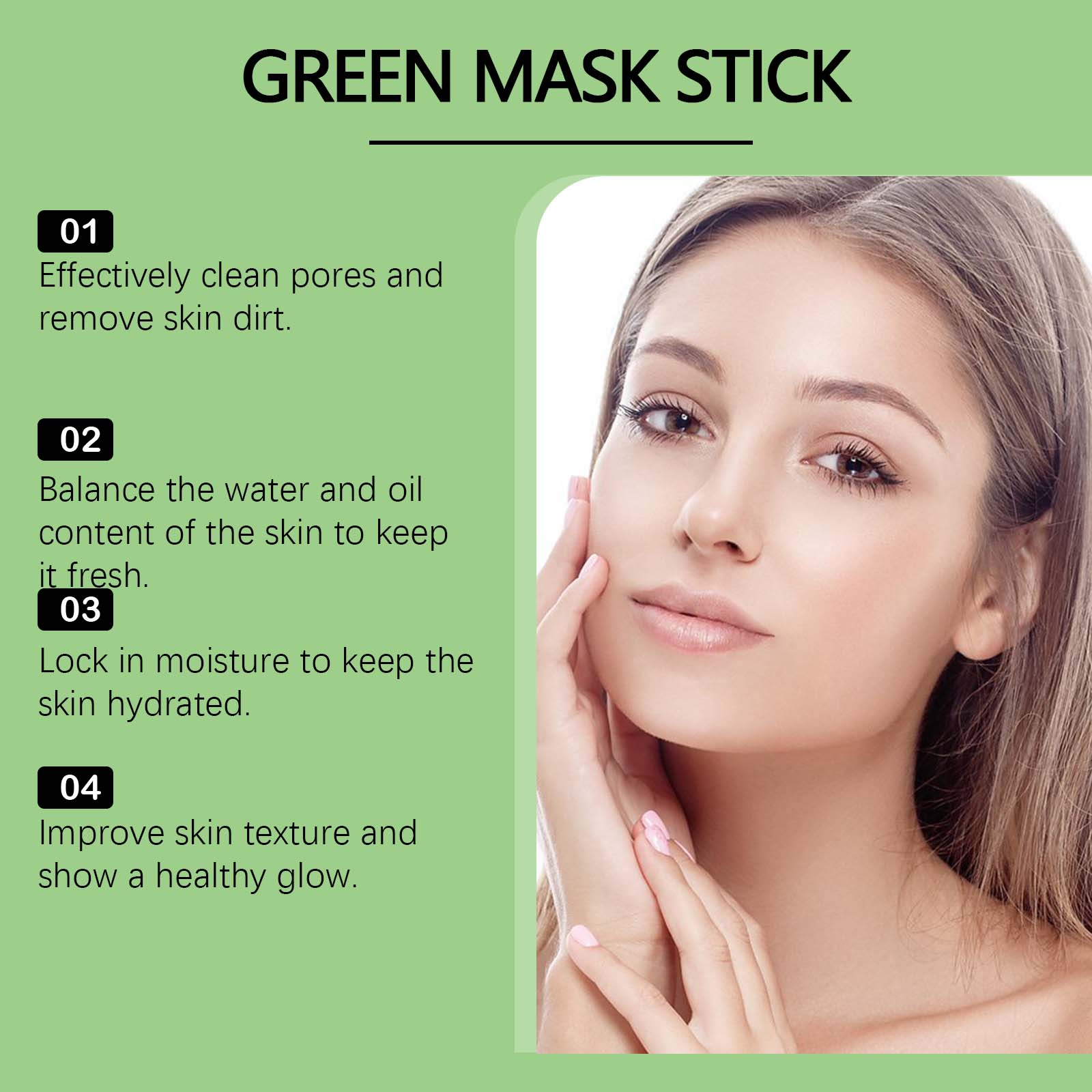 1-5 Pezzi Maschera Viso in Sti - Green Tea Cleansing Clay Mask recensione e prezzo
