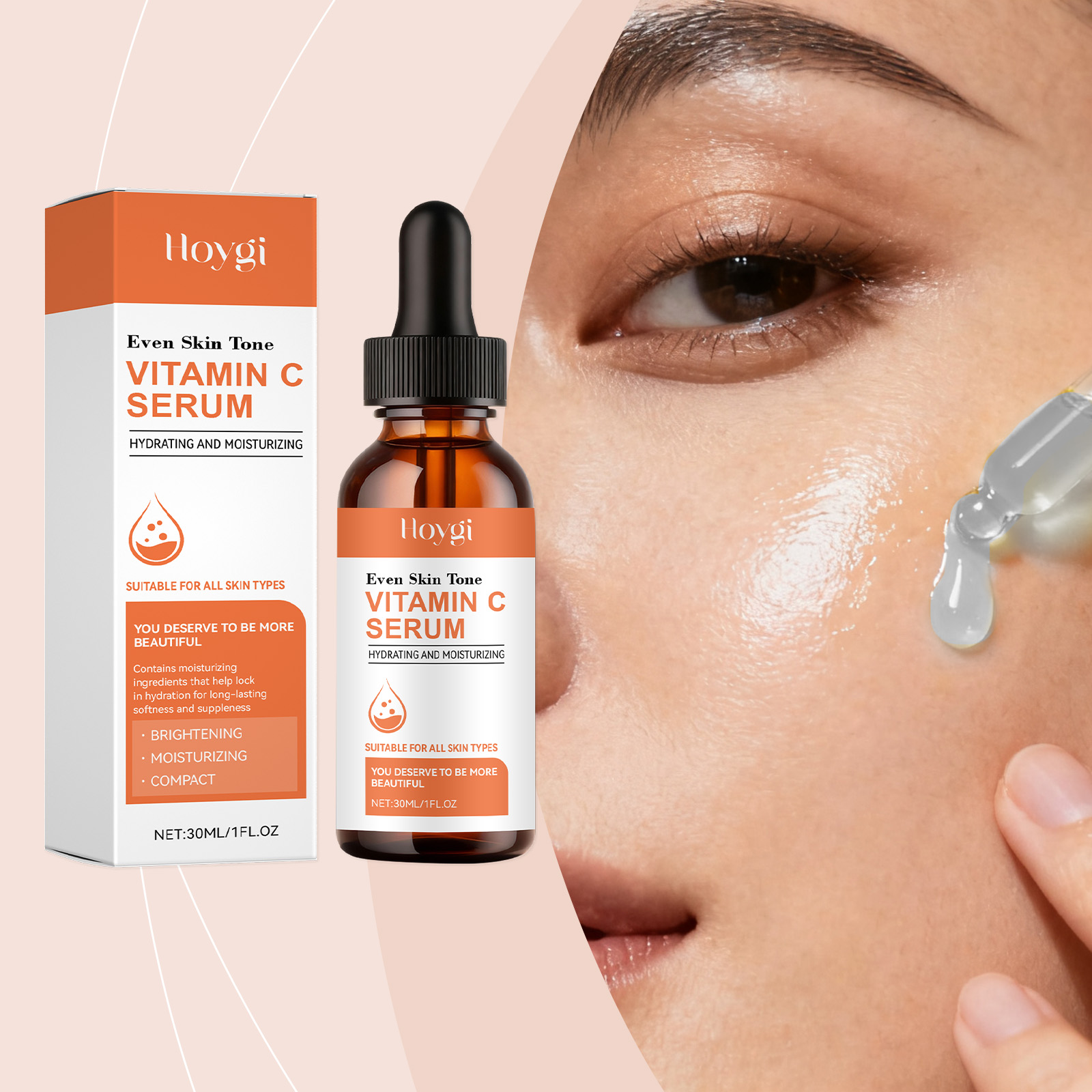 Siero Viso alla Vitamina C con - Hyaluronic Acid Facial Serum recensione e prezzo
