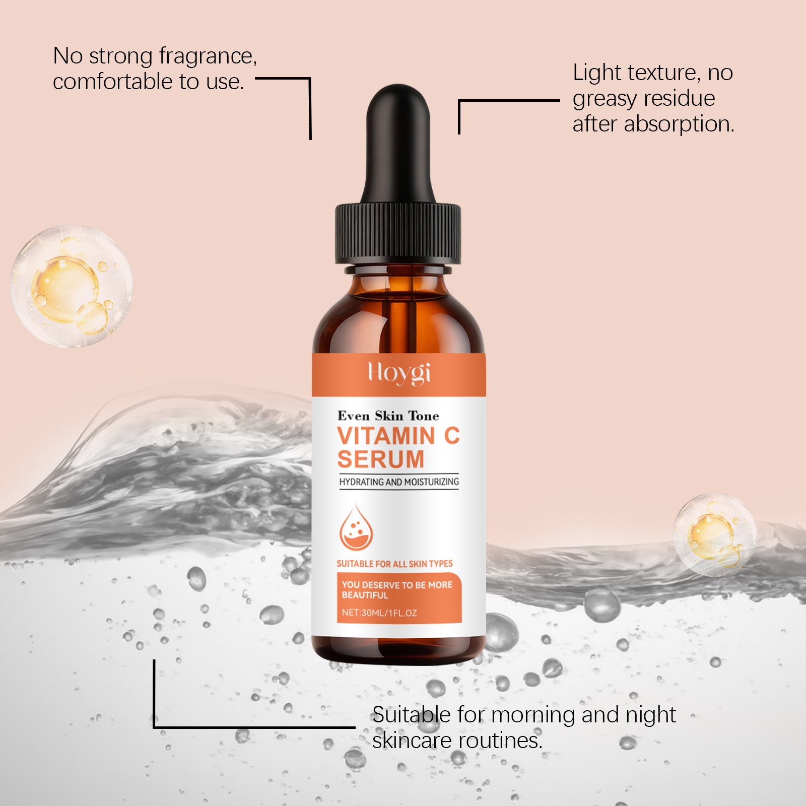 Siero Viso alla Vitamina C con - Hyaluronic Acid Facial Serum recensione e prezzo